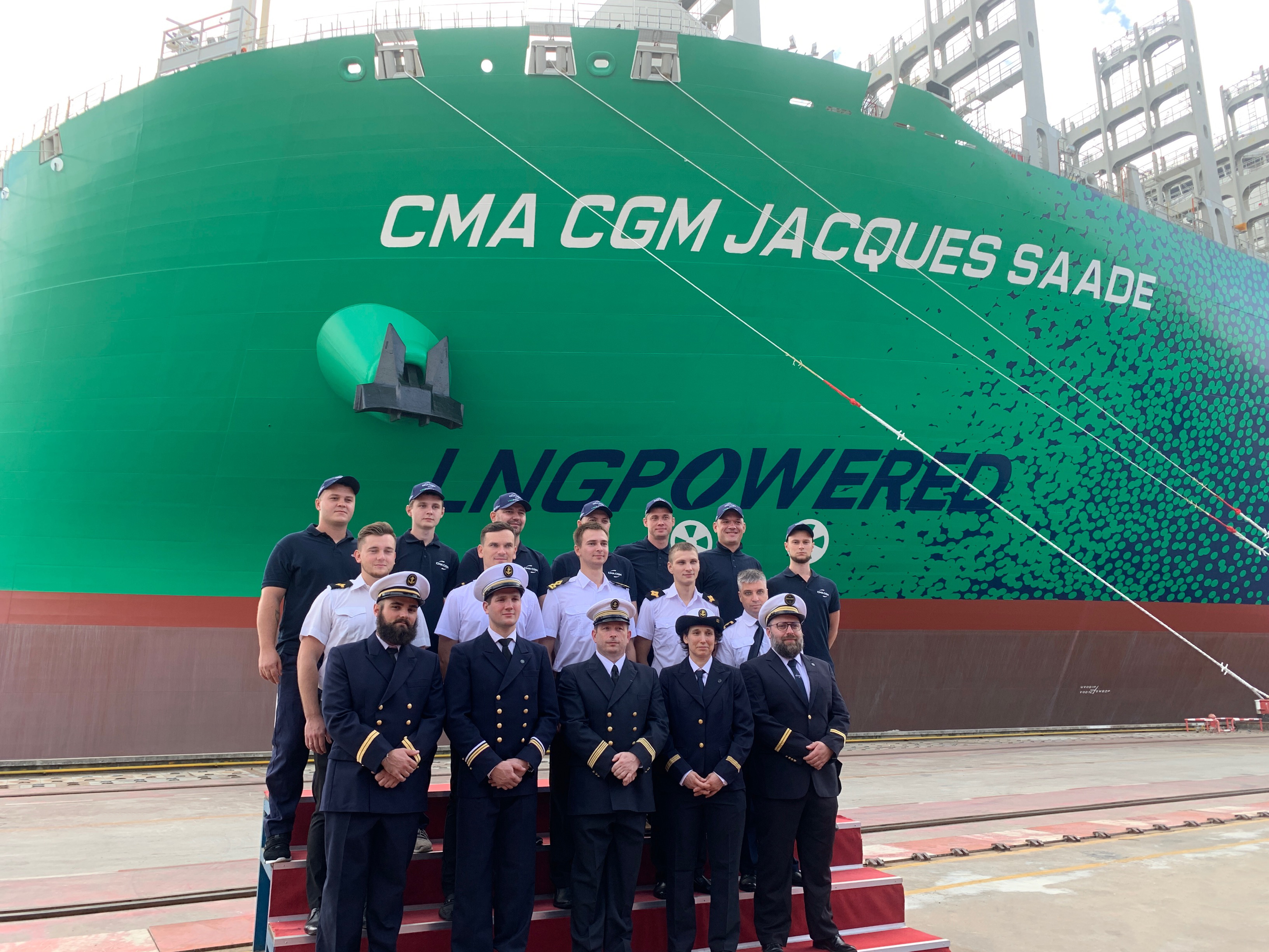 Equipage CMA CGM JACQUES SAADE LNG
